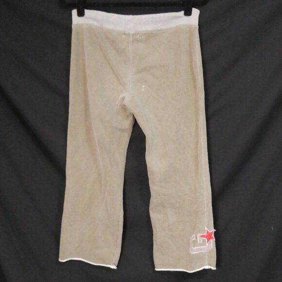 GUESS JEANS | small | Casual Khaki Drawstring Sweatpants | *couple of tiny holes - Picture 2 of 16